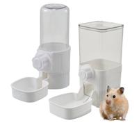 Mangeoire automatique pour oiseaux en cage - Abreuvoir à suspendre - Station d'alimentation pour oiseaux d'amour et perruches, pinsons, poules