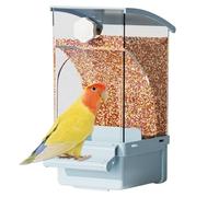 Mangeoire automatique pour oiseaux - No Mes Bird Feeder | Cage transparente pour perruches | Grande capacité d'alimentation pour animaux domestiques Accessoires pour cacatoès, cacatoès, canaris
