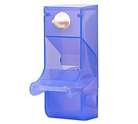 Mangeoire automatique pour oiseaux plateau tasse suspendue plat d'alimentation pour petits oiseaux oiseaux cockatiels canaries pour fromage solaire cage à oiseaux avec perche récipient alimentaire