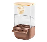 Mangeoire automatique pour perroquet, distributeur de nourriture de grande capacité, conception extérieure de séparation des cosses, robuste avec perchoir, résistant aux intempéries, parfait pour la