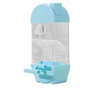 Mangeoire Automatique Pour Perroquets, Grande Capacité Et Forme De Maison Intelligente Claire, 10x7,5x24,5 Cm, Mangeoire Automatique Pour Oiseaux, M-angeoire Transparente Pour Oiseaux, Récipient De No