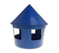 Mangeoire automatique pour pigeons, distributeur de nourriture pour poulet, sable pour mallette, 5 ports d'alimentation, fournitures d'alimentation pour volailles, mangeoires à oiseaux, plateau à