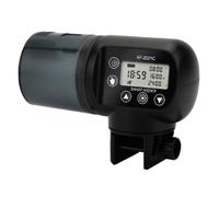 Mangeoire Automatique pour Poissons d'aquarium, 200 ML avec écran LCD | Alimenté par batterie pour une utilisation sans tracas, capacité de 200 ml, écran LCD, pour les w nds et les vacances