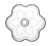Mangeoire automatique pour poissons - En forme de fleur - Avec ventouse - Pour aquarium - Transparent - Pour tortues, beta, tetra, eau salée, eau douce et