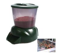 Mangeoire automatique pour poissons - Minuteur haute capacité pour étangs (alimenté par piles) - Idéal pour une utilisation en extérieur et en vacances