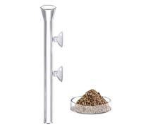 Mangeoire automatique pour poissons pour aquariums - Distributeur d'aspiration en acrylique transparent | Tube d'alimentation multifonction pour tortue crevettes et nourriture, outils