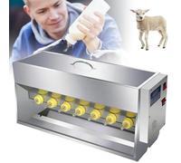 Mangeoire automatique pour porcelets avec mélange intégré et simulation sonore de semis pour une alimentation efficace de la litière