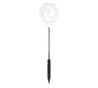 Mangeoire automatique pour poules avec mécanisme à pédale - Distributeur de nourriture à volaille en métal résistant aux intempéries pour clapier et extérieur - 40 cm - Noir (1)