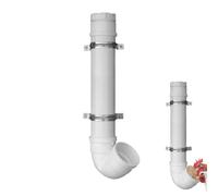 Mangeoire automatique pour poulet, sans déchet, support de type tuyau | Équipement d'alimentation de volaille pour coq poulailler arrière-cour dinde bétail