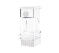 Mangeoire automatique transparente pour oiseaux en forme de maison