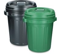 Mangeoire avec fermeture rotative 40 litres noir