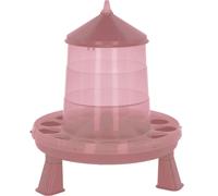 Mangeoire avec pieds pour volailles Kerbl Rose 2,4 L
