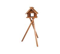 Mangeoire bloc oiseau avec pied Natura en pin 47 40 36 cm 1 40 m Brun Pou