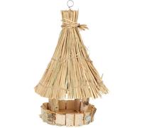 Mangeoire - Boulot - Toit en chaume - Oiseau sauvage - Naturel - Beige