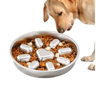 Mangeoire casse-tête anti-étouffement - 23 x 3,5 cm - Gamelle pour chien à alimentation lente - Gamelle interactive pour animaux de compagnie - Plateau de nourriture pour chiens de taille moyenne