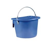 Mangeoire cheval avec anse et crochets de suspension Horizont Argenté 14 L