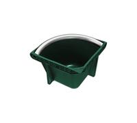 Mangeoire cheval d'angle polypropylène Hippotonic Vert L 43,5 x l 39,5 x h 28