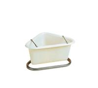 Mangeoire cheval en plastique Stubbs S2P Blanc 31 L