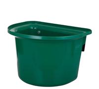 Mangeoire cheval plastique avec crochets Stubbs Vert TU