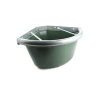 Mangeoire d'angle anti-gaspillage cheval Umbria Equitazione Vert TU
