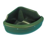 Mangeoire d'angle avec rebord Kerbl Vert 31 L