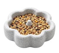 Mangeoire de cage, , en pierre ponce naturelle, portable et