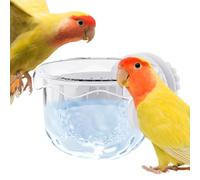 Mangeoire de cage, mangeoire pour perruches, petit bol portable anti-renversement pour intérieur, jardin, voyage, transport, alimentation boire pour perroquets ara calopsitta perruche