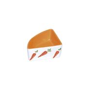 Mangeoire de coin pour rongeurs en céramique Nobby Pet Blanc 0,1 L