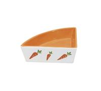 Mangeoire de coin pour rongeurs en céramique Nobby Pet Blanc 0,25 L