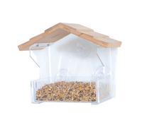 Mangeoire de fenêtre Bamboo S, 20 x 11x 17 cm pour oiseaux - zolux