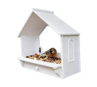 Mangeoire de fenêtre pour colibri | Alimentation en eau montée | Mangeoire à oiseaux arrière transparente pour l'extérieur | Anti-écureuils pour fenêtre de jardin d'hiver balcon vue terrasse