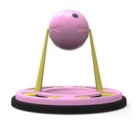, Mangeoire de Friandises Interactive pour Animal, Distributeur de Nourriture Lent avec Boule Rotative pour Chiots et Chats, Idéal pour l'entraînement