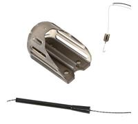 Mangeoire de pêche à la Carpe,Carp Fishing Maggot Pellet Feeder Bait Trap Cage Inline Grub Feeders | Support de Cage à appâts pour mangeoire de pêche