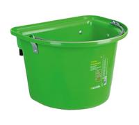 Mangeoire de porte plastique avec anse cheval Covalliero Vert 12 L