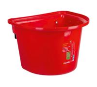 Mangeoire de porte plastique cheval Covalliero Rouge 12 L