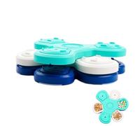 Mangeoire de puzzle pour chiots, mangeoire de puzzle lentille à trois couches, large application Bols pour chiens au design détachable de style puzzle pour réduire l'ennui