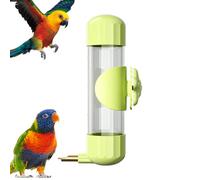 Mangeoire d'eau pour oiseaux - Bouteille automatique de 200 ml - Distributeur transparent pour perroquets | Buse de percussion pour calopsittes, perruches, perruches, système d'hydratation de cage