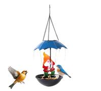 Mangeoire décorative pour oiseaux - Parapluie - Plateau nain