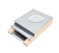 Mangeoire d'entrée de Ruche Robuste en Bois et Aluminium, mangeoire d'entrée Avant pour Apiculture, Pot en Verre inversé, Outil d'apiculture