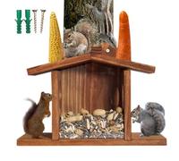 Mangeoire d'extérieur pour écureuil | Mangeoire pour rongeurs et oiseaux, nidification d'écureuil, pour prairie, clôture de jardin, mur, extérieur, cour, arrière-cour