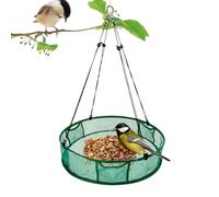 Mangeoire d'extérieur pour oiseaux | Grand système de nourriture à trois compartiments, distributeur de nourriture pour oiseaux sauvages à suspendre pour colibri - Pour colibri, jardin, cour, terrasse