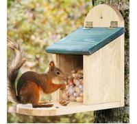 Mangeoire Écureuil - BB LOISIR - Modèle 328 Écu - Bois massif - Plexiglas - Extérieur