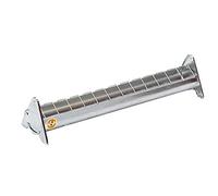 Mangeoire en acier galvanisé à grille mobile 50 cm pour 20 poussins