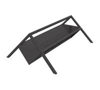 Mangeoire en acier pour bétail - vidaXL - 111x76x38 cm - Noir - Capacité 10 kg - Résistant aux intempéries - Imperméable