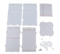 Mangeoire en acrylique transparent pour terrarium pour araignées, scorpions, boîte de transport, facile à assembler, habitat acrylique