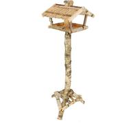 Best For Birds - Mangeoire en bouleau à poser avec silo