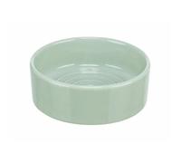 Mangeoire En Céramique - Trixie - Viviana - 0,3 L - Ø 12 Cm - Sauge - Antidérapant - Pour Chiens Et Chats