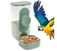 Mangeoire Et Abreuvoir À Double Suspension | Distributeur Automatique sans Gâchis pour Perruches | Cockatiel Lovebird Finch Finch Cage Accessoire | Station De Nutrition Et D'hydratation Alimentée par