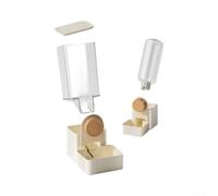 Mangeoire et abreuvoir automatique pour petits animaux, à suspendre avec eau intégrée, pour un nettoyage facile, accessoires de cage en plastique pour lapins, hamsters, cochons d'Inde, blanc (gris)
