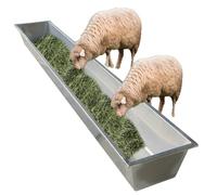 Mangeoire et abreuvoir en acier inoxydable - Solution d'alimentation et d'arrosage durable pour chevaux, veaux, bovins et porcs